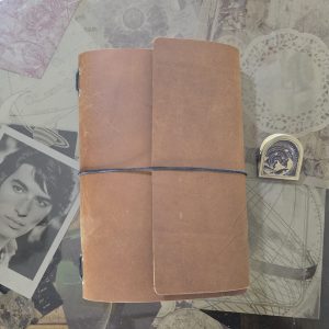 Travel Journal A5 Triple Cuero Café Graso