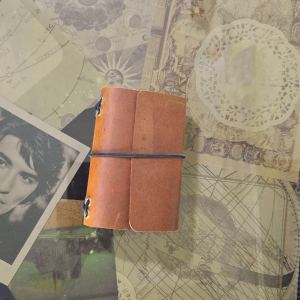 Travel Journal A7 Triple Cuero Café graso